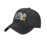WZYCWB Zebra Head Casquette de baseball imprimée noire, casquette de baseball sportive et décontractée, visière solaire, Noir , Taille unique