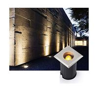 WZYDYDY LED platelage Embedded Lights Place Energy Saving imperméable Protection Anti-Corrosion carré de Sol Carrelage Lampe au Sol, 6 Couleurs, 3 Tailles, 1W(F,65x65x88mm)