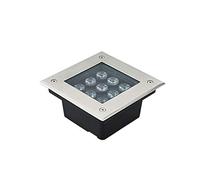 WZYDYDY Spot Encastrable Exterieur Ingénierie Éclairer IP67 AC220V 9W 810LM Rectangle Intégré Projecteur Parc Pelouse(A,36W)