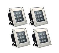 WZYDYDY Spot LED Encastrable Exterieur Ingénierie IP65 AC220V 6W 560LM Rectangle Intégré Projecteur Pelouse Patio Éclairer Décoration(F,36W)