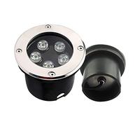 WZYJLyds Basse tension Spot LED Exterieur Encastrable IP68 eclairage sous marin AC/DC 24V spots LED encastrables au sol pour extérieur, de jardin, autour de la piscine(Warm white light,6W)