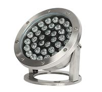 WZYJLyds Projecteur D'étang sous-Marin LED D'éclairage de Fontaine Basse Tension 12V IP68 Étanche Acier Inoxydable Éclairage sous Marin pour Piscine, Fontaine, Étang(Blanc Froid,36W)
