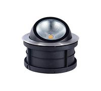 WZYJLyds Spot Encastrable Exterieur Angle d'éclairage réglable COB intégré extérieur étanche 20W30W Projecteur Architecture Jardin décoration éclairage (Couleur : Blanc Chaud, Taille : 30W)