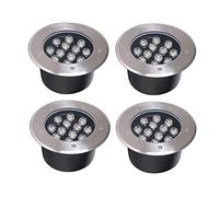 WZYJLyds Spot LED Encastrable Exterieur Projecteur IP67 Étanche Lampe Encastrable Eclairage pour La Construction d'une Cour-Jardin, Certificat CE ROHS FCC (Couleur : Blanc Chaud, Taille : 9W)