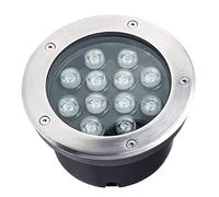 WZYJLyds Spot LED Extérieur Encastrable Spot encastrable au sol IP67 etanche lumières enterrées éclairage encastré pour Jardin Pelouse Terrasse Chemin Bain, Acier Inoxydable(Warm White light,18W)