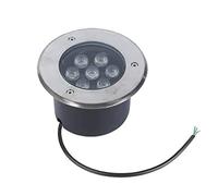 WZYJLyds Spot LED Extérieur Encastrable Spot encastrable au sol IP67 etanche lumières enterrées éclairage encastré pour Jardin Pelouse Terrasse Chemin Bain, Acier Inoxydable(Warm White light,7W)