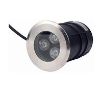 WZYJLyds Spot LED Piscine Encastrable, Petite Taille IP68 12V Basse Tension Spot LED pour Terrasse Utilisé pour Jardin, Terrasse, Échelle, Bassin Éclairage (Couleur : Blanc Froid, Taille : 75mm-3w)