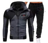 WZYRZ Ensemble de jogging pour homme Ensemble de survêtement pour FAIRY TAIL Combinaison de jogging 2 pièces Sweat à capuche et pantalon Combinaison de sport ample