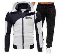 WZYRZ Ensemble de Jogging pour Homme Ensemble de survêtement pour Fairy Tail Combinaison de Jogging 2 pièces Sweat à Capuche et Pantalon Combinaison de Sport Ample,D-2x_l