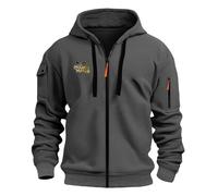 WZYRZ Sweat à capuche de sport pour homme, imprimé Monster Hunter, décontracté, fermeture éclair, manches longues, printemps-automne, décontracté, patchwork,A-x_l