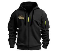 WZYRZ Sweat à capuche de sport pour homme, imprimé Monster Hunter, décontracté, fermeture éclair, manches longues, printemps-automne, décontracté, patchwork,E-3x_l