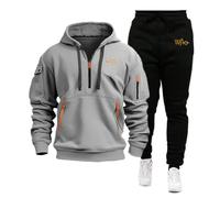 WZYRZ Sweat à capuche et pantalon pour homme pour Doctor Who, sweat-shirt à manches longues avec fermeture éclair complète, vestes, survêtement à manches longues avec cordon,H-s