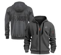 WZYRZ Sweat à capuche imprimé Linkin Park pour homme, veste confortable, fermeture éclair complète, vêtements de sport, sweat à capuche, hauts à manches longues,F-x_l