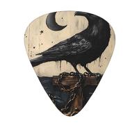 Wzywhj Anchor Crow Lot de 12 médiators à prise en main facile pour votre basse, ukulélé, guitare acoustique et électrique