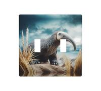 WZYWHJ Anteater Plaque murale décorative imprimée 11,4 x 11,4 cm, durable et élégante pour les zones résidentielles et commerciales