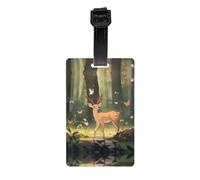 WZYWHJ Bambi Étiquettes de sac à bagages, étiquettes de protection de la vie privée pour homme et femme
