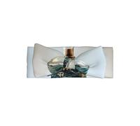 WZYWHJ Bandeau avec nœud imprimé « Message in a bottle at sea » - Accessoires de cheveux délicats pour nouveau-nés, nourrissons, tout-petits - Bandeau doux pour la peau