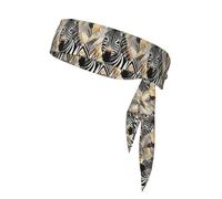 WZYWHJ Bandeau de sport à motif zèbre pour homme et femme, bandeau pour la course à pied, l'entraînement, le football