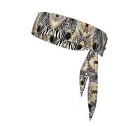 WZYWHJ Bandeau de sport à motif zèbre pour homme et femme, bandeau pour la course à pied, l'entraînement, le football