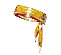 WZYWHJ Bandeau de sport imprimé drapeau de l'Espagne, bandeau pour homme et femme, bandeau pour la course à pied, l'entraînement, le football