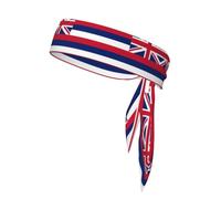 WZYWHJ Bandeau de sport imprimé drapeau hawaïen, bandeau pour homme et femme, bandeau pour la course à pied, l'entraînement, le football