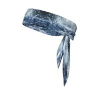 WZYWHJ Bandeau de sport pour homme et femme Motif gouttes d'eau Pour course à pied, entraînement, football
