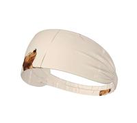 WZYWHJ Bandeau doux et absorbant pour entraînement de basket-ball rouge - Accessoire de cheveux idéal pour le yoga, la course à pied, et plus encore. Impression ours volant un cerf-volant