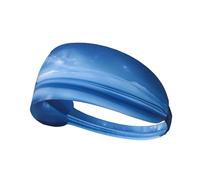 WZYWHJ Bandeau doux et absorbant pour entraînement de basket-ball rouge - Accessoire de cheveux idéal pour le yoga, la course à pied, et plus encore. Image de fin de nuit du niveau de la mer