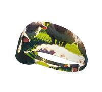 WZYWHJ Bandeau doux et absorbant pour entraînement de basket-ball rouge - Accessoire de cheveux idéal pour le yoga, la course à pied, etc