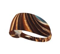 WZYWHJ Bandeau doux et absorbant pour entraînement de basket-ball rouge - Accessoire de cheveux idéal pour le yoga, la course à pied, etc. Cape brillante imprimée