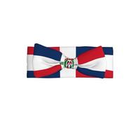 WZYWHJ Bandeau élastique et doux pour bébé Motif République dominicaine pour nouveau-né et fille