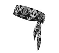 WZYWHJ Bandeau imprimé architecture en noir et blanc, serre-tête de sport, bandeau pour homme et femme, bandeau pour la course à pied, l'entraînement, le football