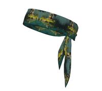 WZYWHJ Bandeau imprimé « Little Tiger in the Pavilion » - Pour homme et femme - Pour la course à pied, l'entraînement, le football