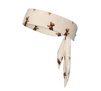 WZYWHJ Bandeau imprimé ours volant cerf-volant - Pour homme et femme - Pour la course à pied, l'entraînement, le football