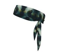 WZYWHJ Bandeau imprimé « Shipwreck at The Bottom of The Lake » - Pour homme et femme - Pour la course à pied, l'entraînement, le football