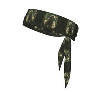 WZYWHJ Bandeau imprimé The Lamb in the Spaceship - Pour homme et femme - Pour la course à pied, l'entraînement, le football