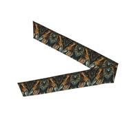 WZYWHJ Bandeau imprimé tigre derrière l'arbre - Bandeau de sport pour homme et femme - Pour la course à pied, l'entraînement, le football