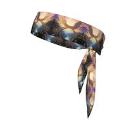WZYWHJ Bandeau imprimé Wings on The Rainbow Bridge, bandeau de sport pour homme et femme, bandeau pour la course à pied, l'entraînement, le football