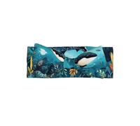 WZYWHJ Bandeaux de bébé avec illustration de baleine et accessoires de cheveux souples élastiques pour nouveau-nés et filles