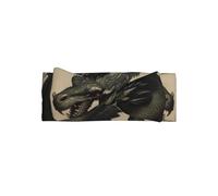 WZYWHJ Bandeaux de bébé avec nœud gothique imprimé dragon et accessoires de cheveux souples élastiques pour nouveau-nés et filles