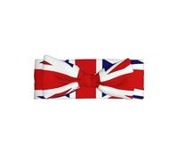 WZYWHJ Bandeaux de bébé avec nœud imprimé drapeau du Royaume-Uni et accessoires de cheveux souples élastiques pour nouveau-nés et filles