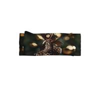 WZYWHJ Bandeaux de Noël marron avec nœud et élastiques doux pour les nouveau-nés et les filles