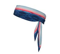 WZYWHJ Bandeaux maritimes imprimés frontières, serre-tête de sport, bandeau pour homme et femme, bandeau pour la course à pied, l'entraînement, le football