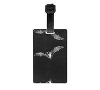 WZYWHJ Bats in The Sky Étiquettes de sac à bagages, étiquettes de protection de la vie privée pour homme et femme