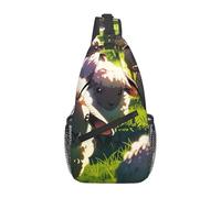 WZYWHJ Beau sac à bandoulière décontracté pour homme avec grande capacité de stockage et bandoulière réglable