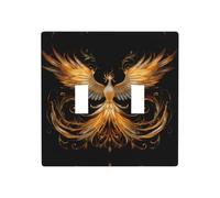 WZYWHJ Belle plaque murale décorative imprimée Phoenix 11,4 x 11,4 cm, durable et élégante pour les zones résidentielles et commerciales