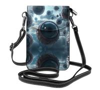 WZYWHJ Blue Eyes Sac à bandoulière en cuir pour téléphone portable - Cadeau polyvalent pour femme, marche, camping, shopping et voyage