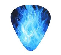 Wzywhj Blue Spirit Lot de 12 médiators à prise en main facile pour votre basse, ukulélé, guitare acoustique et électrique