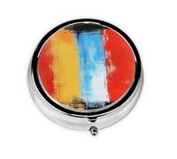 WZYWHJ Boîte de rangement circulaire pour médicaments avec compartiments, mini distributeur de pilules