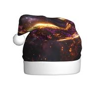 WZYWHJ Bonnet de Noël pour adulte - Bandeau décoratif pour fêtes et événements costumés - Motif étoile et anneau - Univers